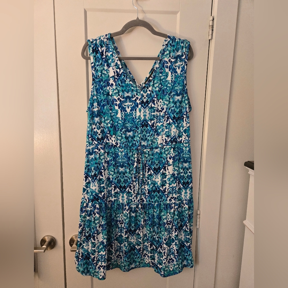 Nina Leonard Midi Dress